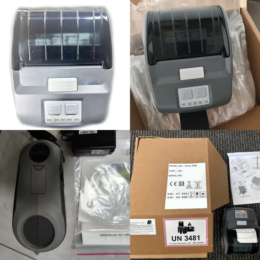 Barcode Printer - Zupełnie nowa, oryginalna, przenośna termiczna drukarka