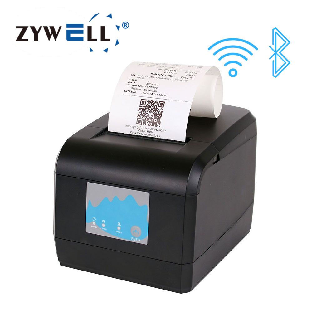 Receipt Printer - Nowa drukarka Wi-Fi Zywell ZY908 Imprimante