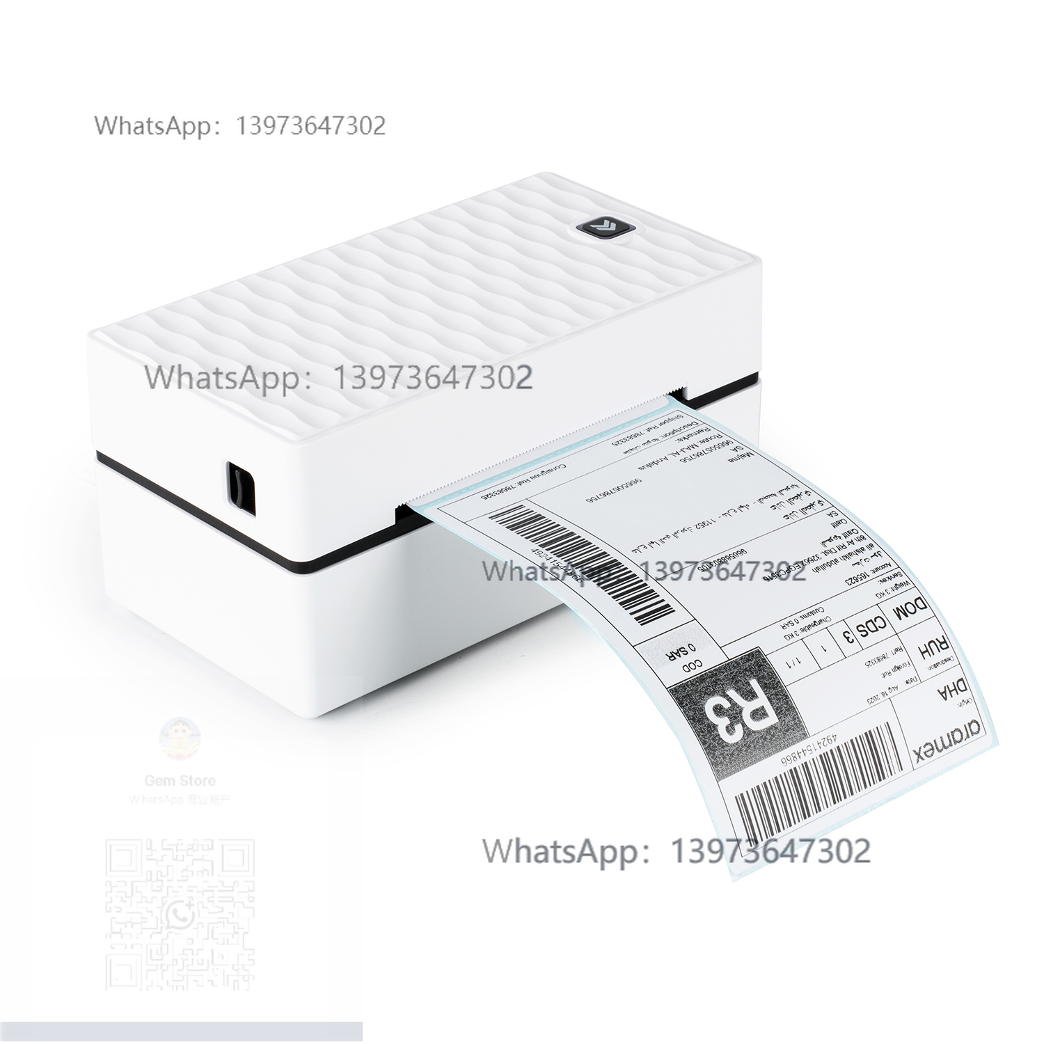 Label Maker - Drukarka termiczna USB Bluetooth 4x6 do