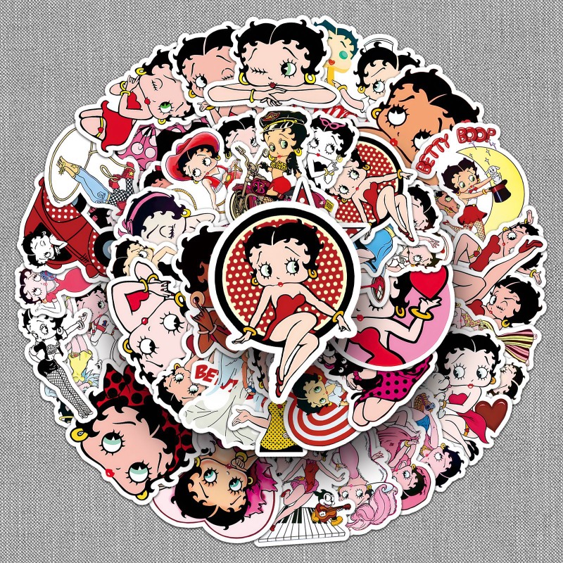 Naklejki Betty Boop, 50 sztuk, – Printer Paper recenzja i cena